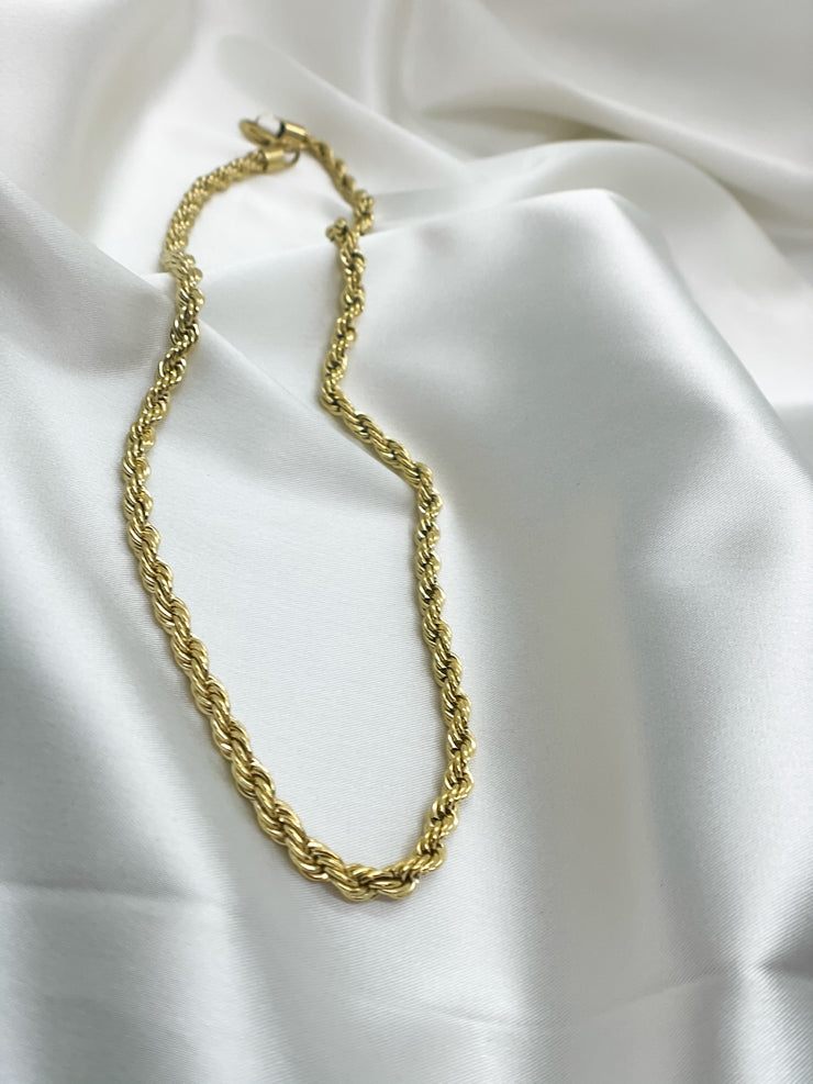 Single Dutch Rope Necklace