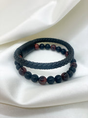 Magnetic Leather Bracelet