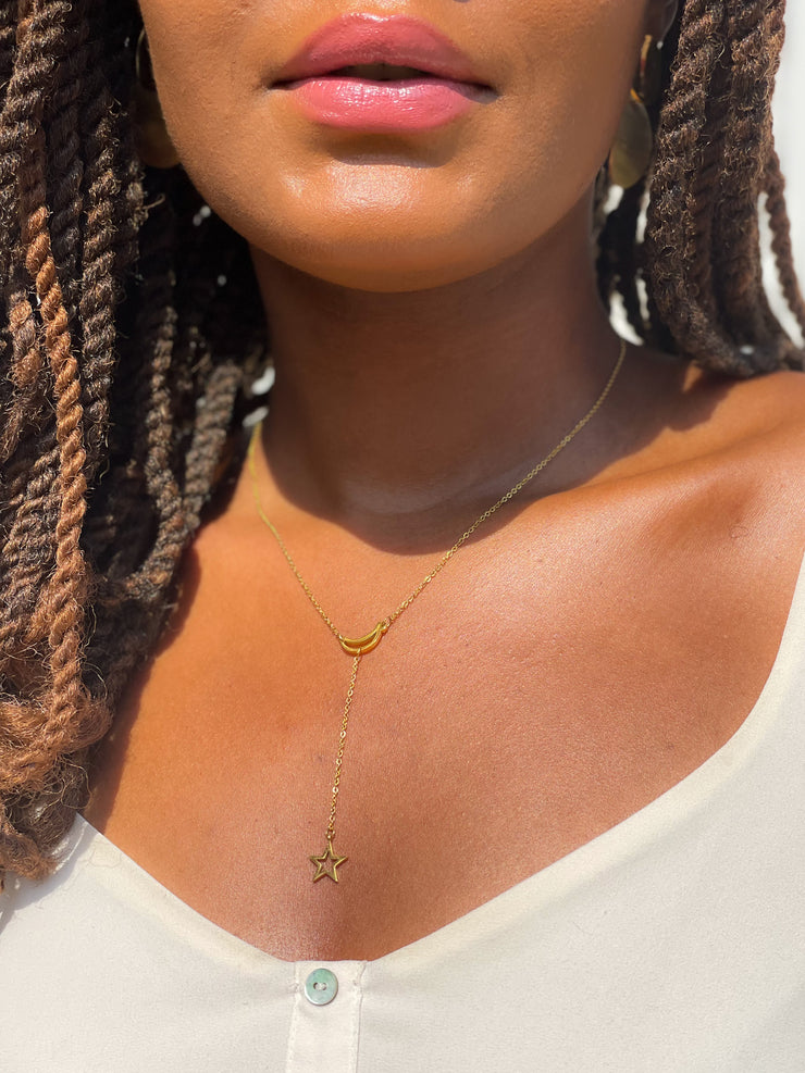 Moon & Star Necklace