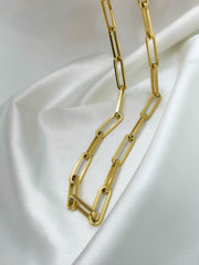 Paper Pin Link Necklace