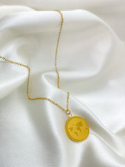 World Map Pendant
