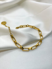 Paper Pin Link Bracelet