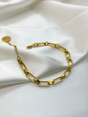 Paper Pin Link Bracelet