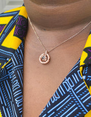 “I love you in 100 words” Necklace