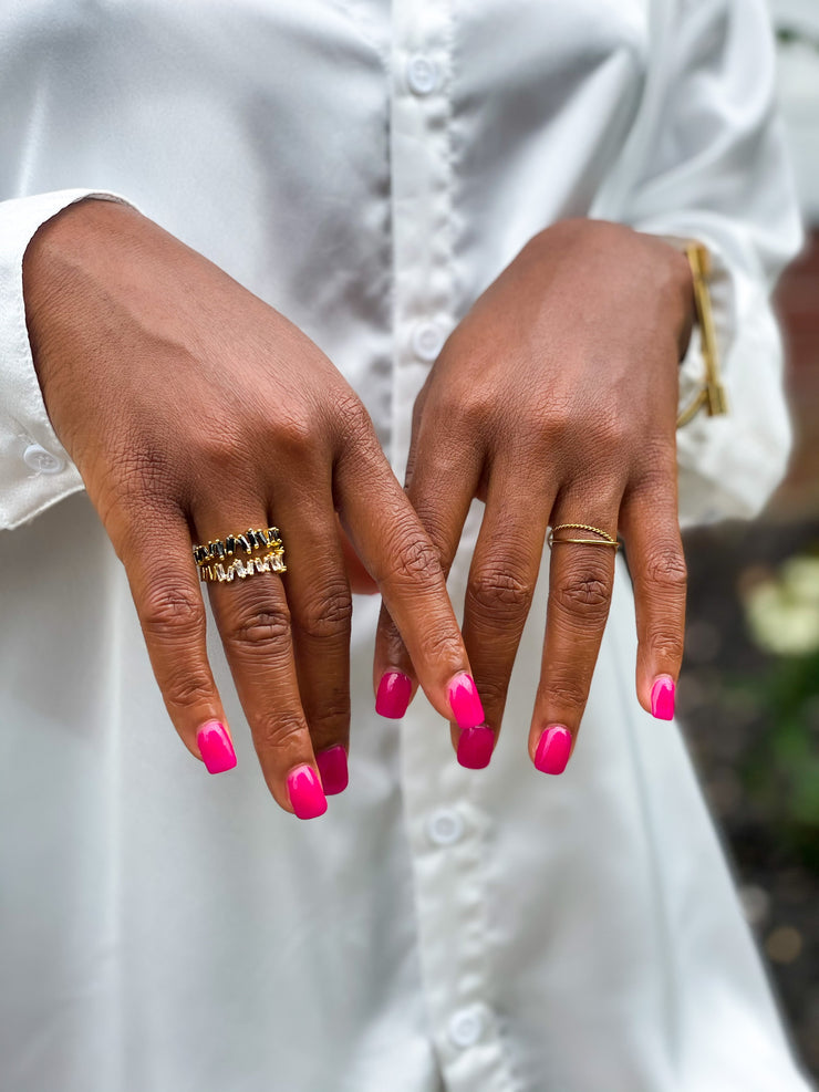 To Infinity  Stacker Ring