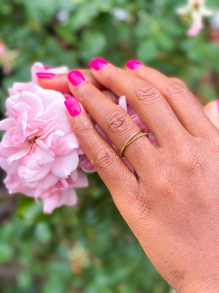 To Infinity  Stacker Ring