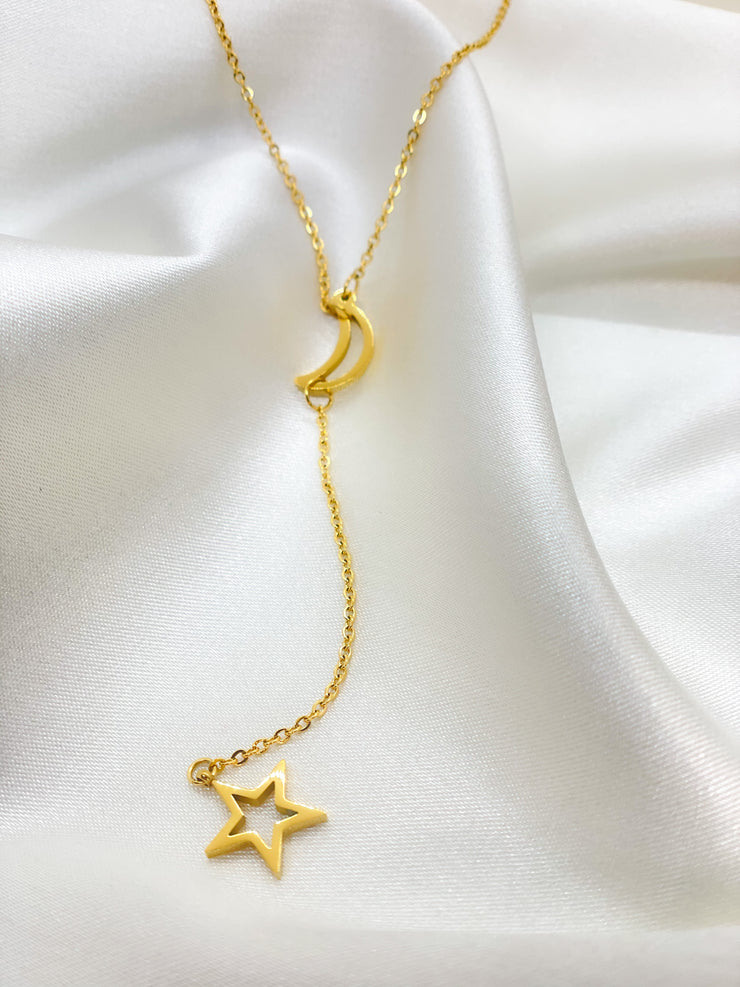 Moon & Star Necklace
