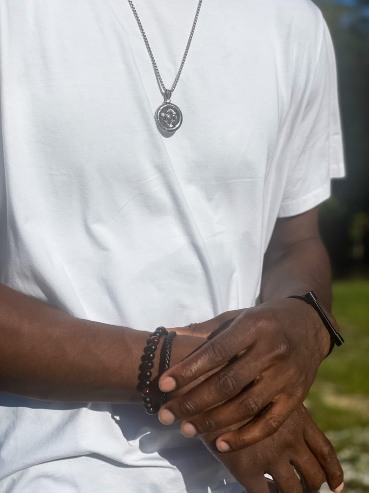 Magnetic Leather Bracelet