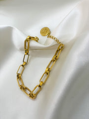 Paper Pin Link Bracelet