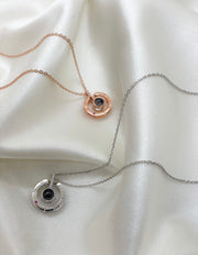 “I love you in 100 words” Necklace