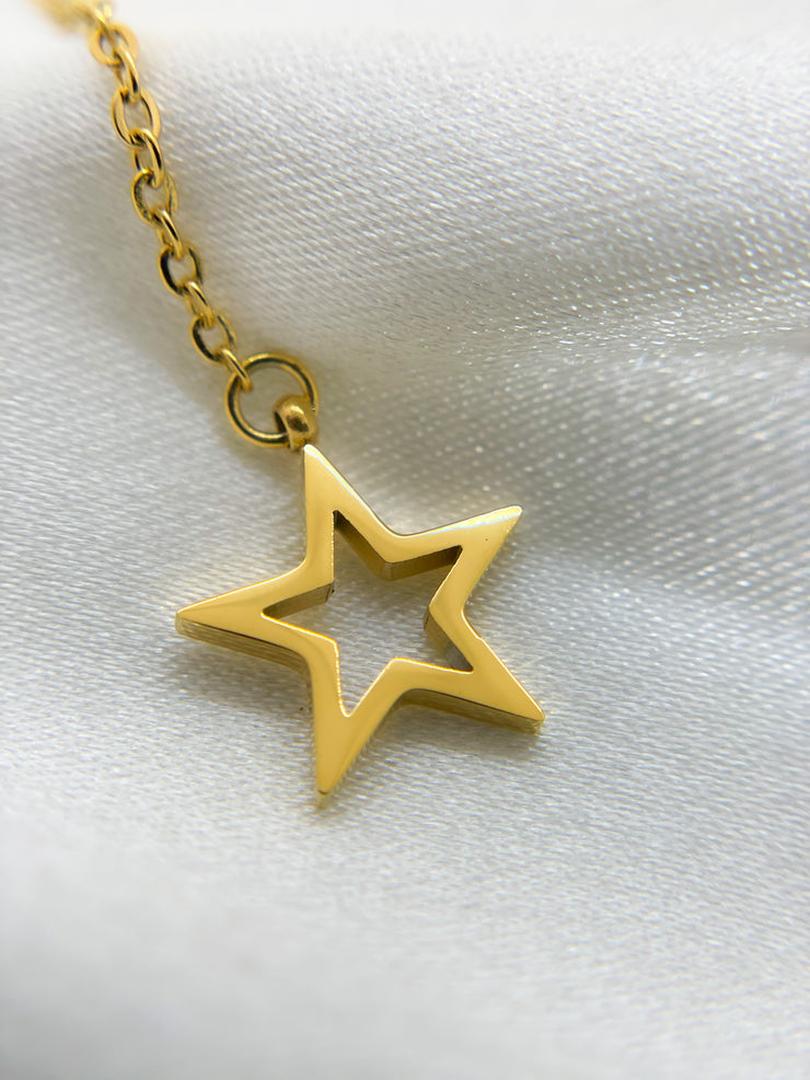 Moon & Star Necklace
